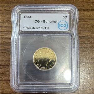 1883 Racketeer Nickel Coin